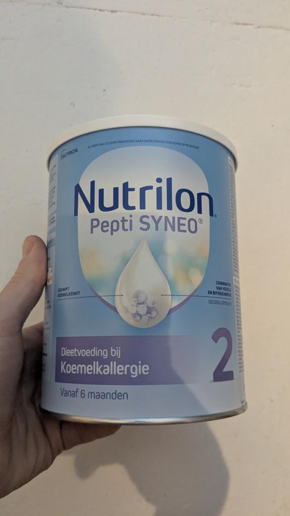 Nutrilon Pepti SYNEO 2 - Dieetvoeding Koemelkallergie, Kinderen en Baby's, Ophalen, Nieuw, Overige typen