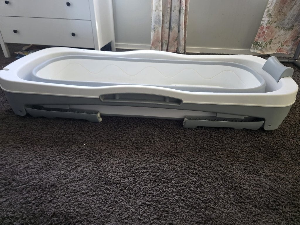 Inklapbaar bad, Ophalen, Gebruikt, 100 tot 150 cm, 75 cm of meer