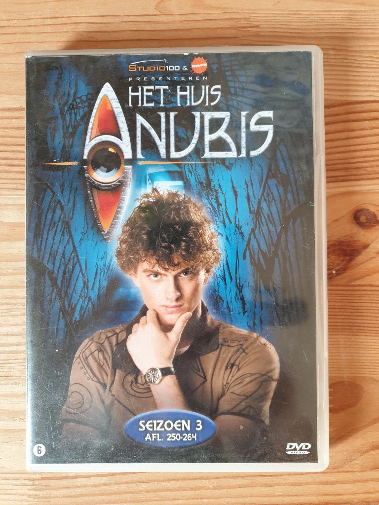 Dvd - Het Huis Anubis - Seizoen 3 - aflevering 250 t/m 264, Alle leeftijden, Ophalen of Verzenden, Gebruikt