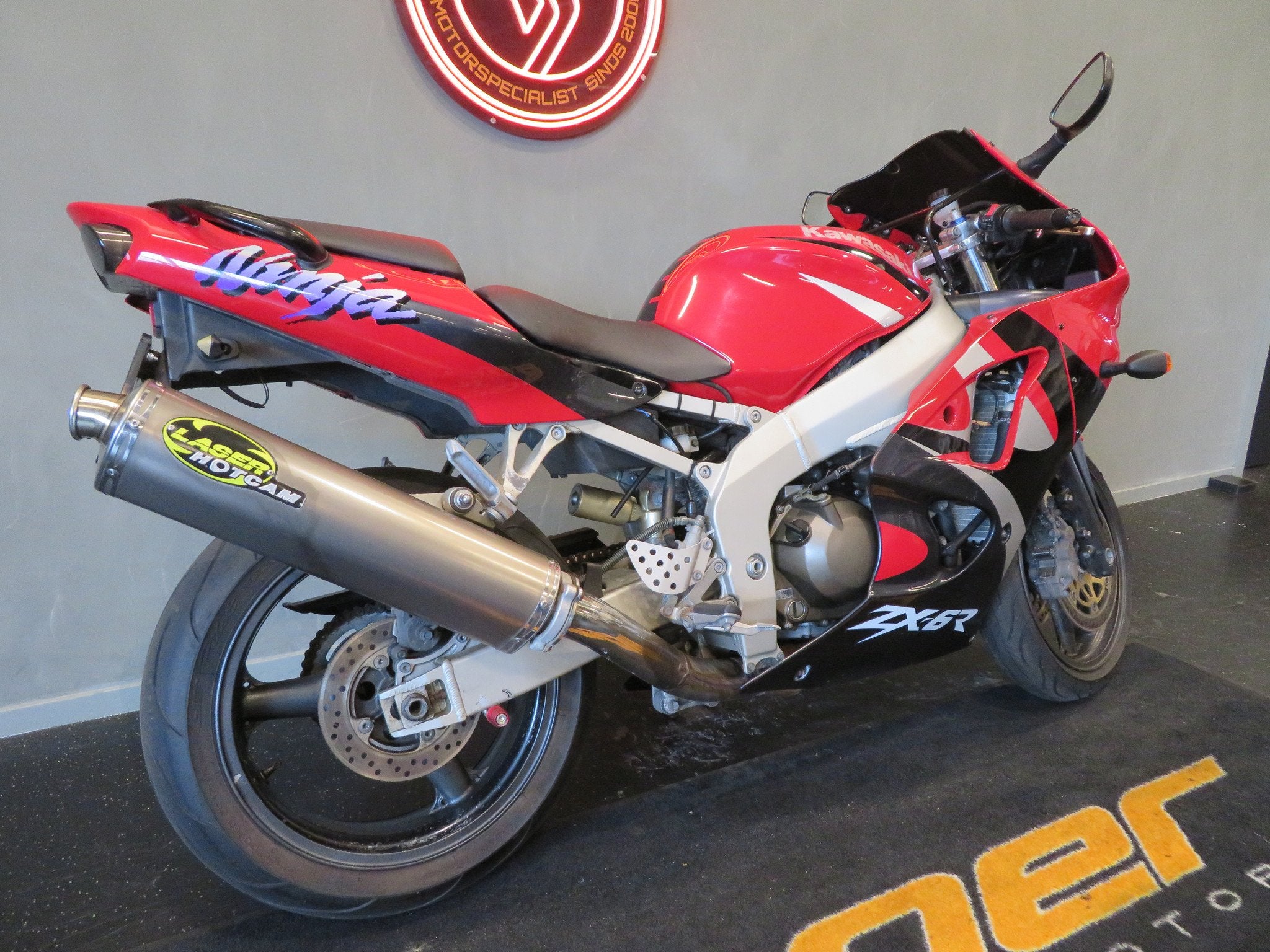Kawasaki NINJA ZX-6R ZX6R LASER HOTCAM (bj 1999), Super Sport, 600 cc, Gebruikt, Bedrijf