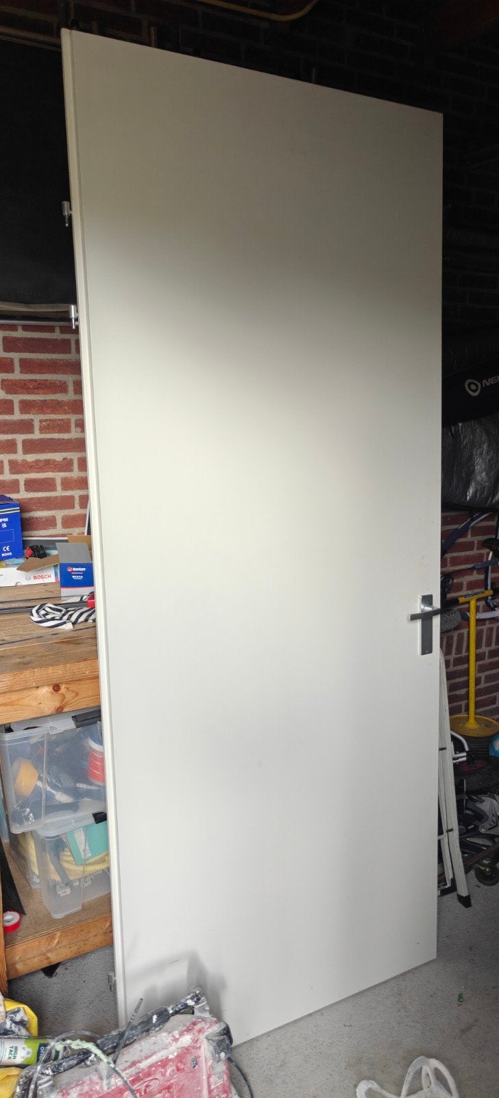 Gratis op te halen Witte binnendeur in goede.staat, Ophalen, 80 tot 100 cm, Binnendeur, Zo goed als nieuw