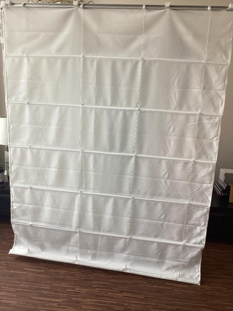 Gamma Vouwgordijn 140x180cm wit Nieuw, Ophalen, Nieuw, Crème