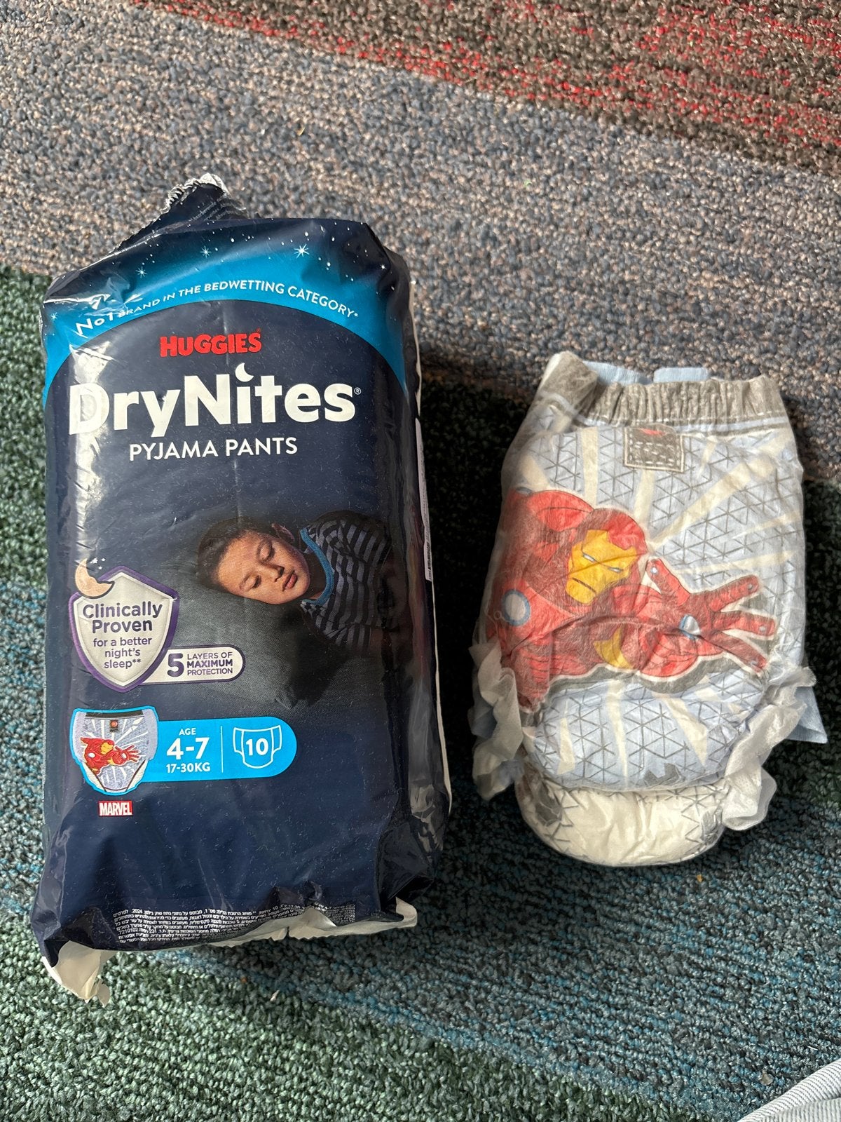 Huggies DryNites Pyjama Broekjes - Maat 4-7 jaar (17-30kg), Ophalen, Zo goed als nieuw