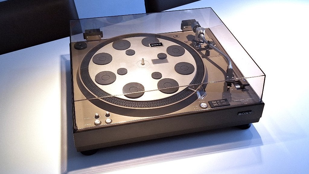 Sony PS 4750 direct-drive draaitafel, Audio, Tv en Foto, Ophalen, Gebruikt, Pitch-regelaar, Platenspeler