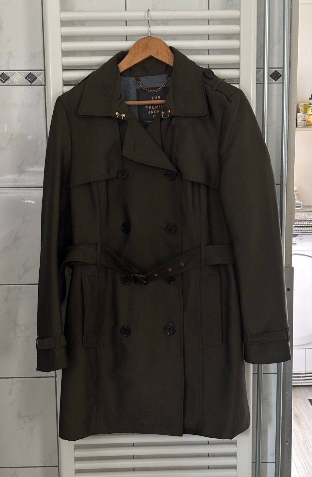 Superdry Premium Jacket Co. Trenchcoat - Maat M, Ophalen, Zo goed als nieuw, Maat 38/40 (M), Groen