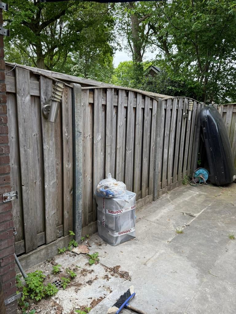 Heel veel schuttingen !!!, Tuin en Terras, Schuttingen, Zo goed als nieuw, Hout, 1 tot 2 meter, Minder dan 3 meter, Ophalen