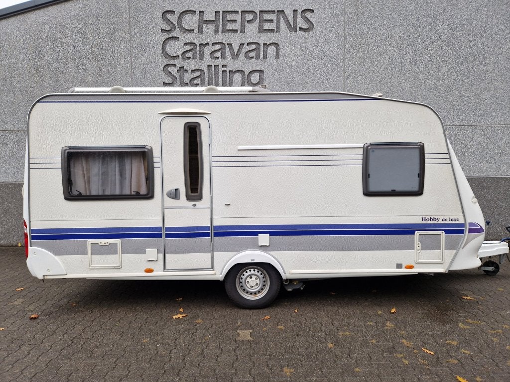 Hobby de Luxe 460 UFE  incl. mover + luifel twee zijden, Mover, Rondzit, Hobby, Frans bed