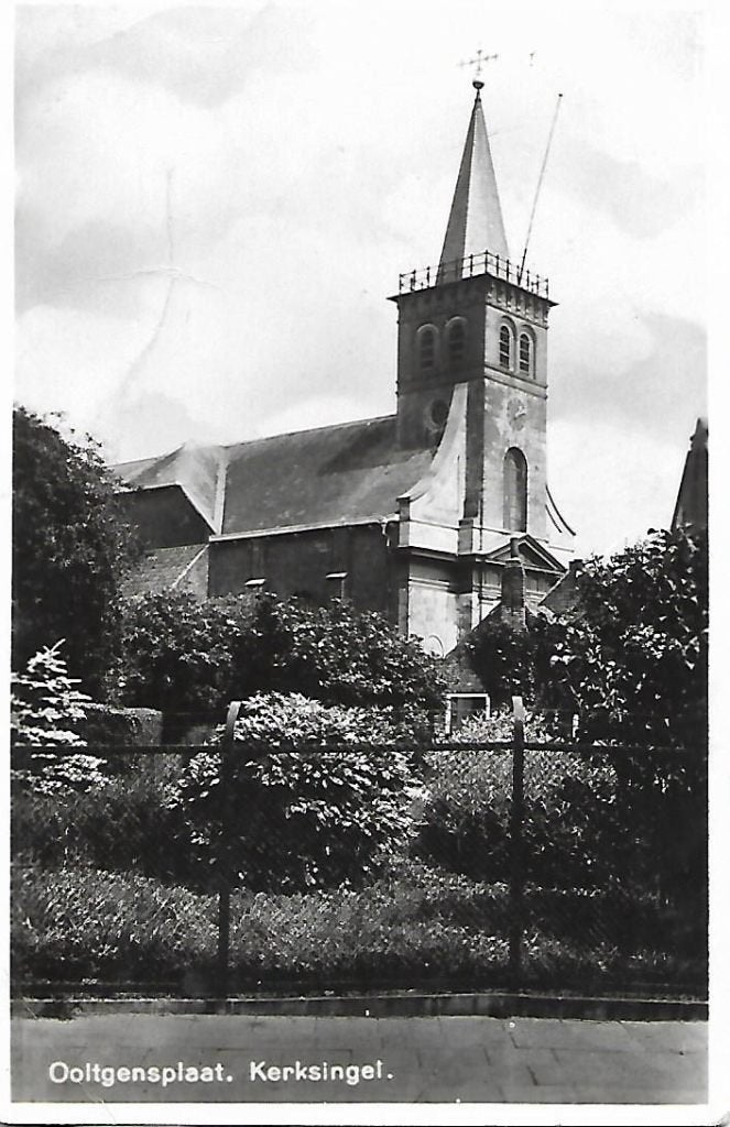 Ooltgensplaat- -Kerksingel., Verzamelen, Verzenden, 1940 tot 1960, Gelopen, Zuid-Holland