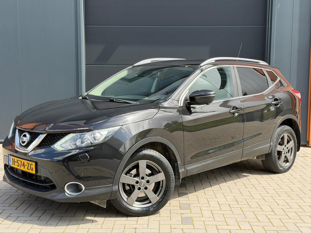 Nissan Qashqai 1.2 Tekna|Nieuwe Ketting|360 Graden Camera|Tr, Auto's, Nissan, Gebruikt, 4 cilinders, Zwart, Bedrijf