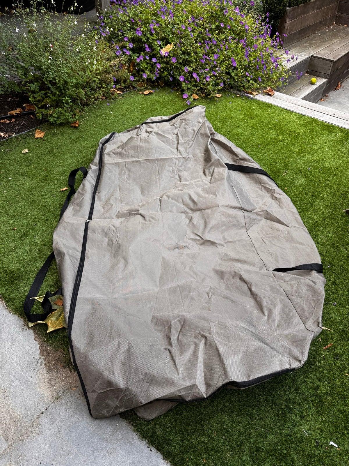 Grote opvouwbare tenthoes/opbergzak, Tuin en Terras, Partytenten, Ophalen, Gebruikt, Opvouwbaar, Overige typen