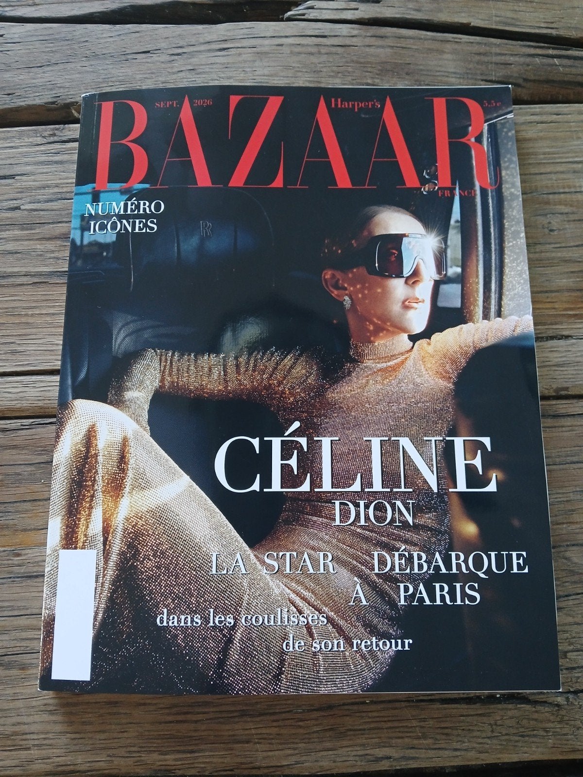 Harper's Bazaar France - September 2026 - Céline Dion, Boeken, Ophalen of Verzenden, Zo goed als nieuw, Glossy