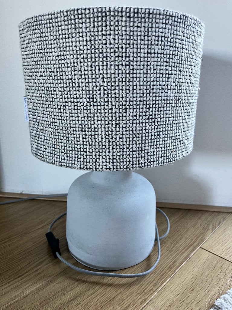 Betonlook Lampenvoet, Huis en Inrichting, Grijs, Ophalen of Verzenden, Zo goed als nieuw