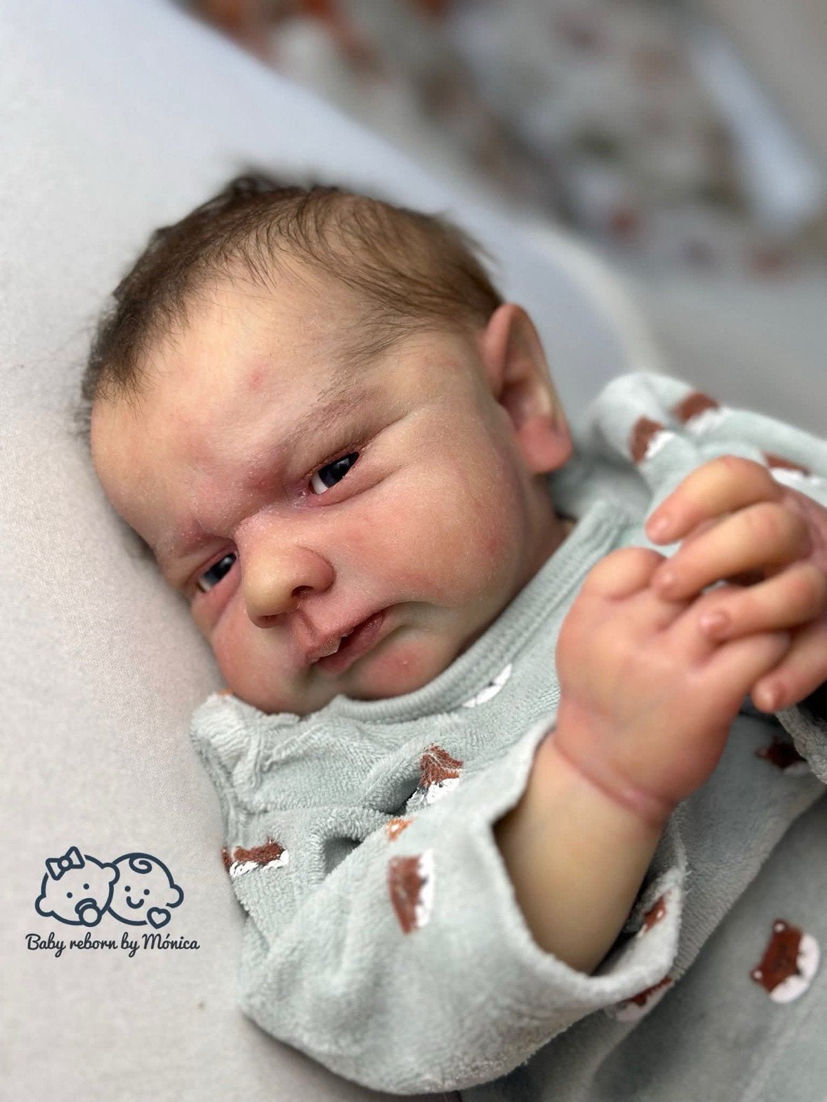 Reborn baby Kobi, Ophalen of Verzenden, Nieuw, Babypop