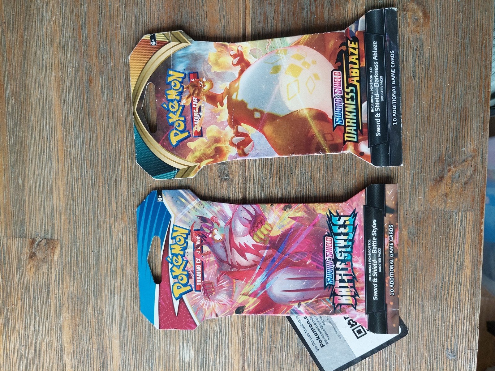 Lege Pokémon TCG Booster Verpakkingen, Ophalen of Verzenden, Gebruikt, Overige typen