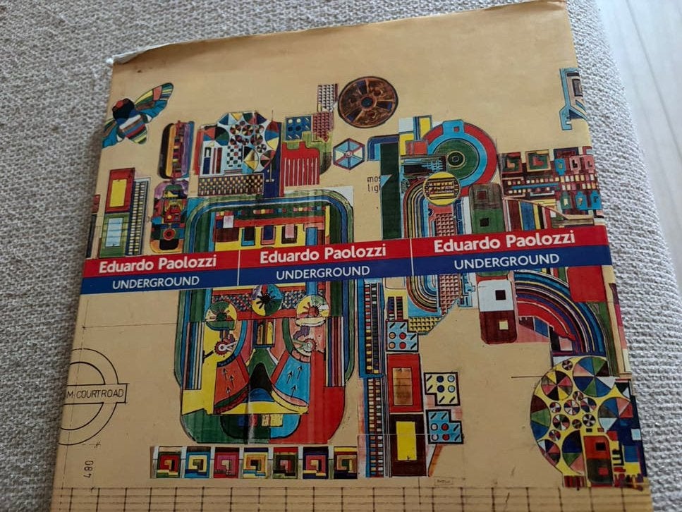Eduardo Paolozzi underground zekdzaam vintage boek, Ophalen of Verzenden, 19e eeuw, Gelezen