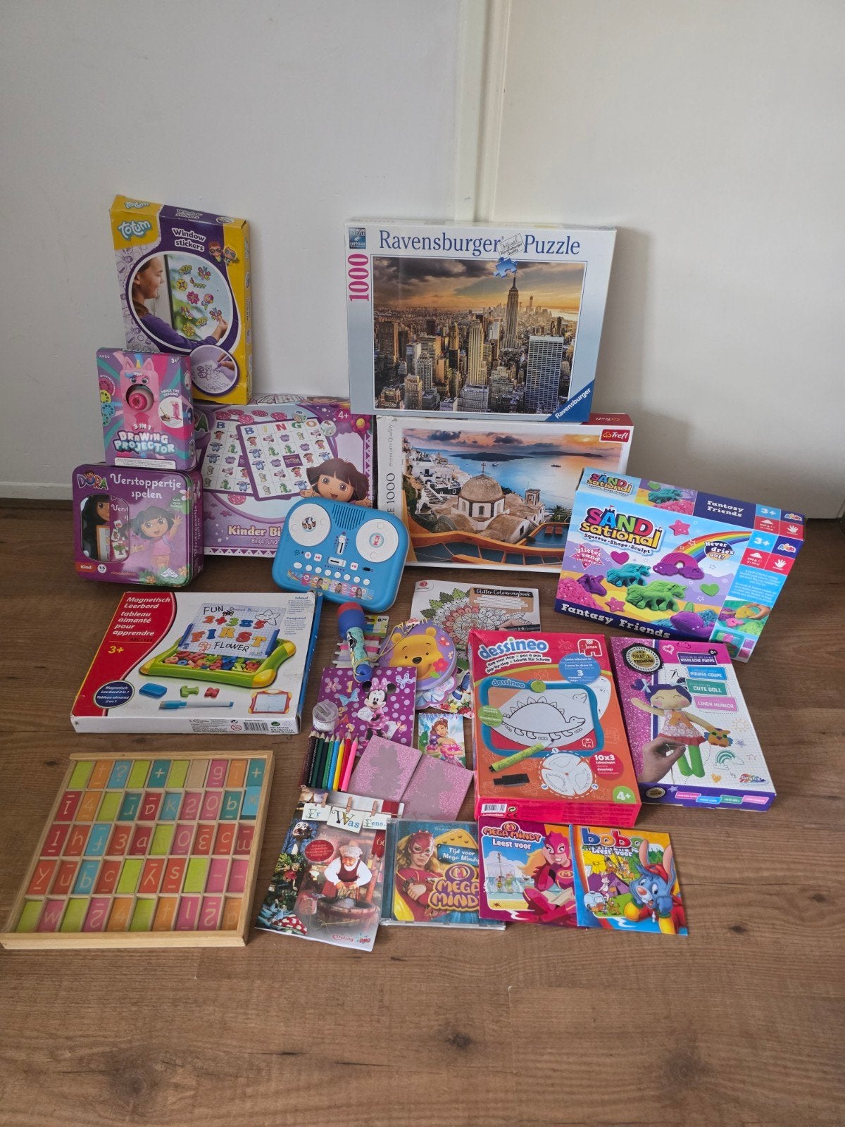 Grote speelgoed-, puzzel- en knutselpartij, Ophalen, Nieuw