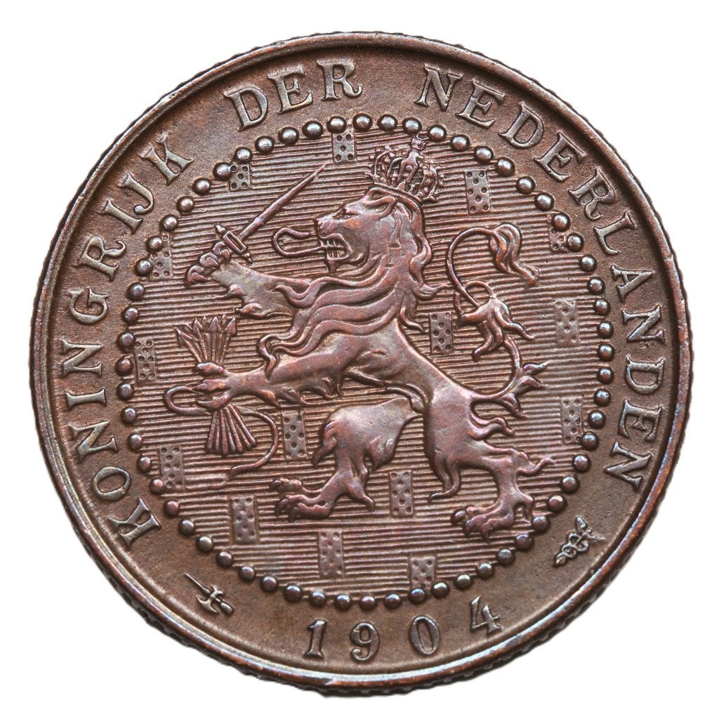 Cent 1904. Pr., Postzegels en Munten, Munten | Nederland, Losse munt, 1 cent, Koningin Wilhelmina, Ophalen of Verzenden