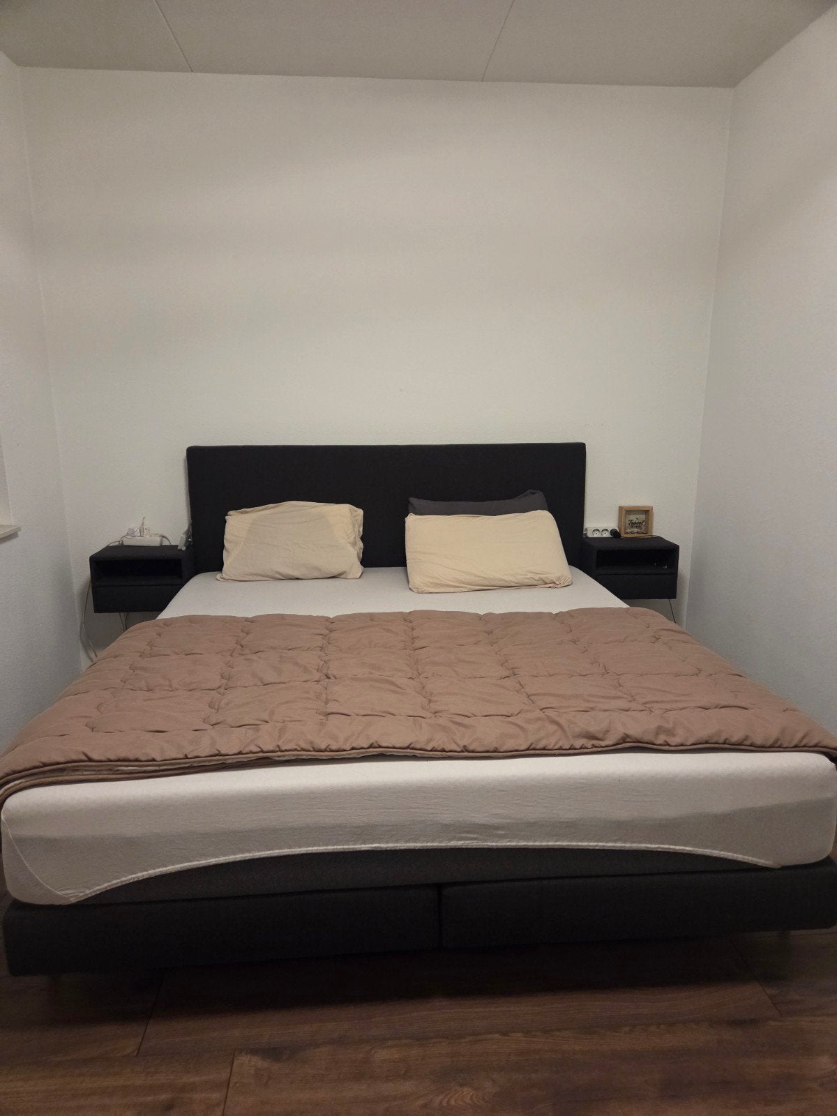 Swiss Sense Boxspring Home 180x200 met nachtkastjes, Ophalen, Gebruikt, Tweepersoons, 180 cm
