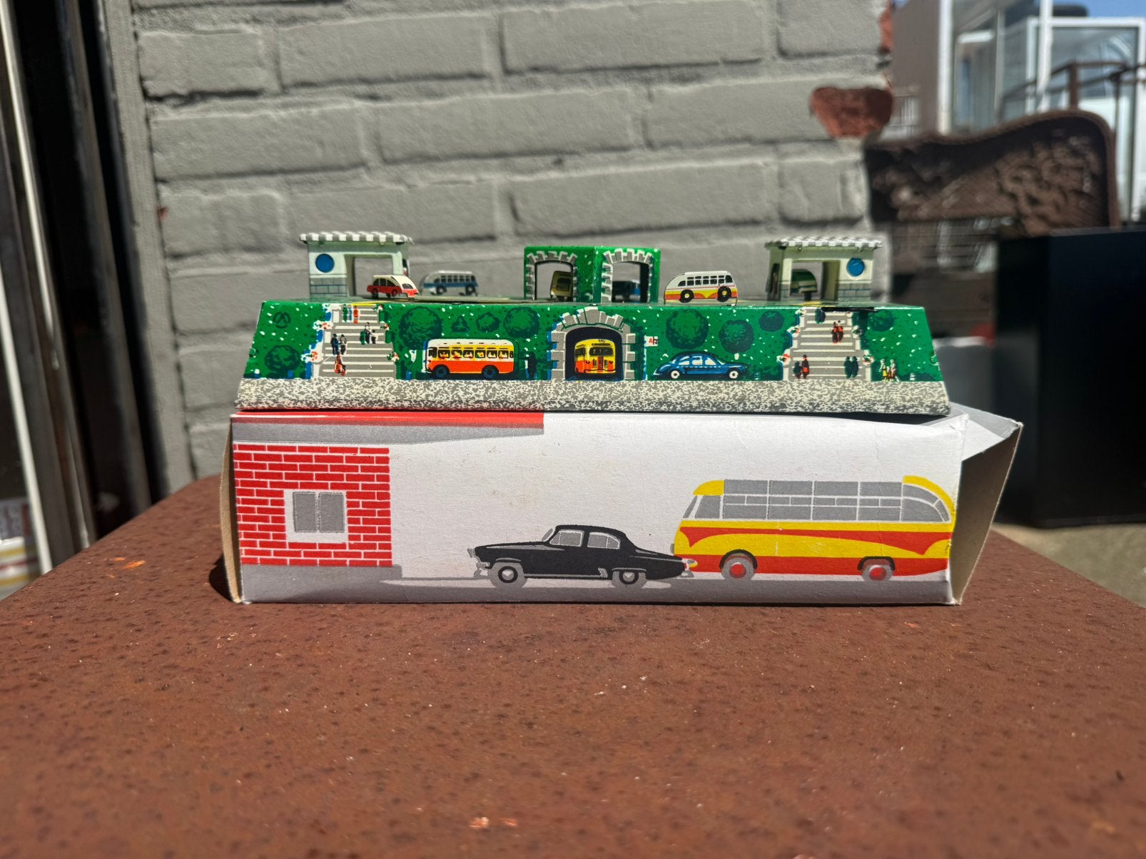 Vintage auto racetrack, Overige merken, Racebaan, Opwindmechanisme, Ophalen of Verzenden