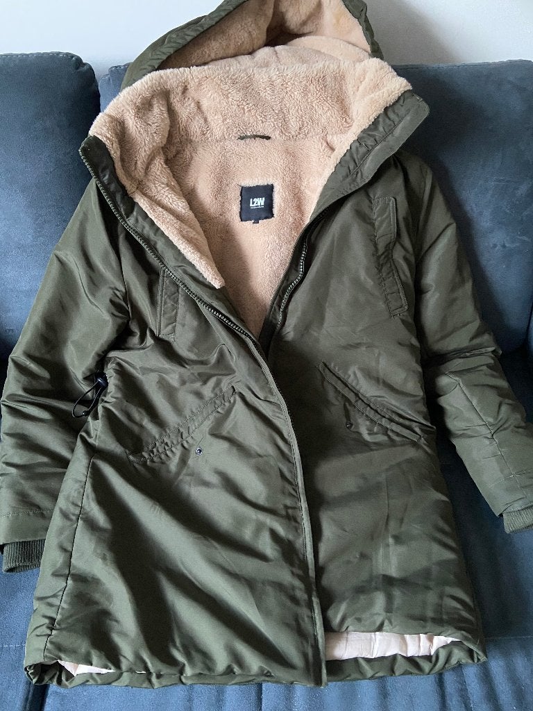 LOVE2WAIT Winter Jacket, 3-in-1 maternity and carrier parka, Ophalen of Verzenden, Zo goed als nieuw, Groen