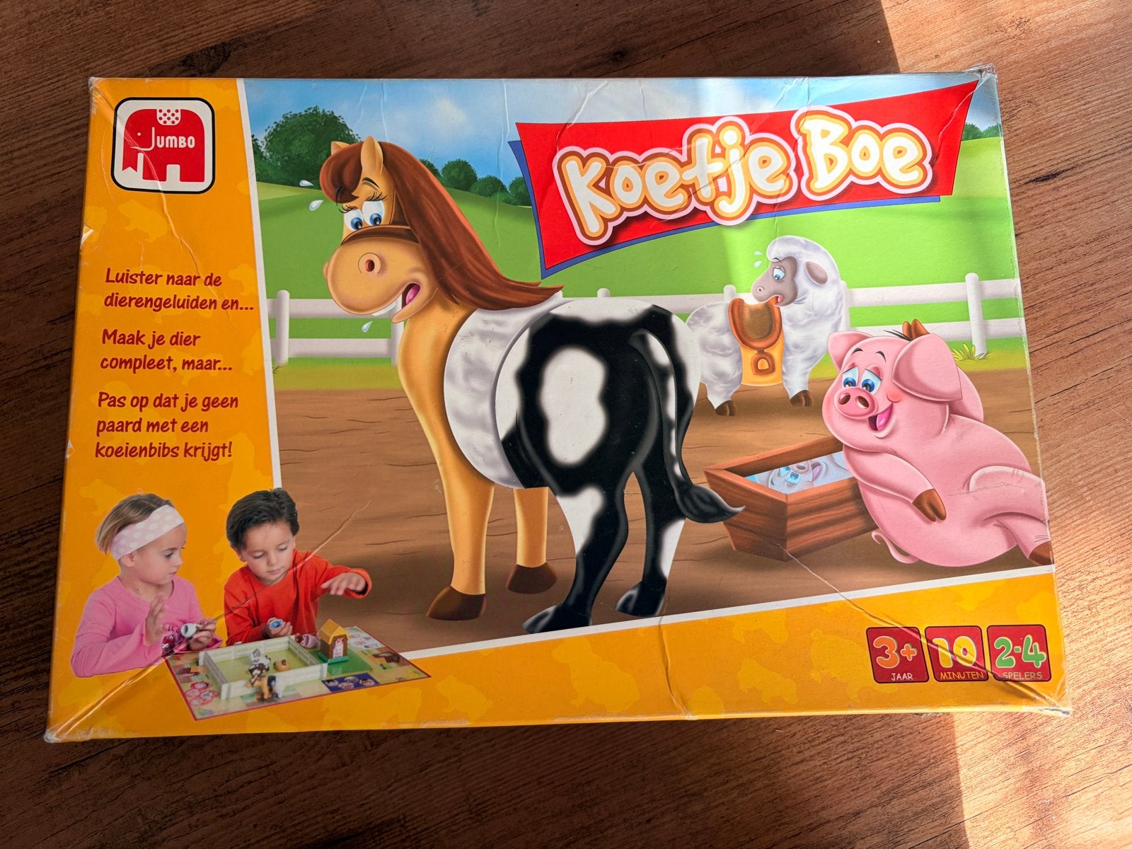 Koetje Boe - Leuk oud spel van Jumbo, Drie of vier spelers, Ophalen of Verzenden, Gebruikt