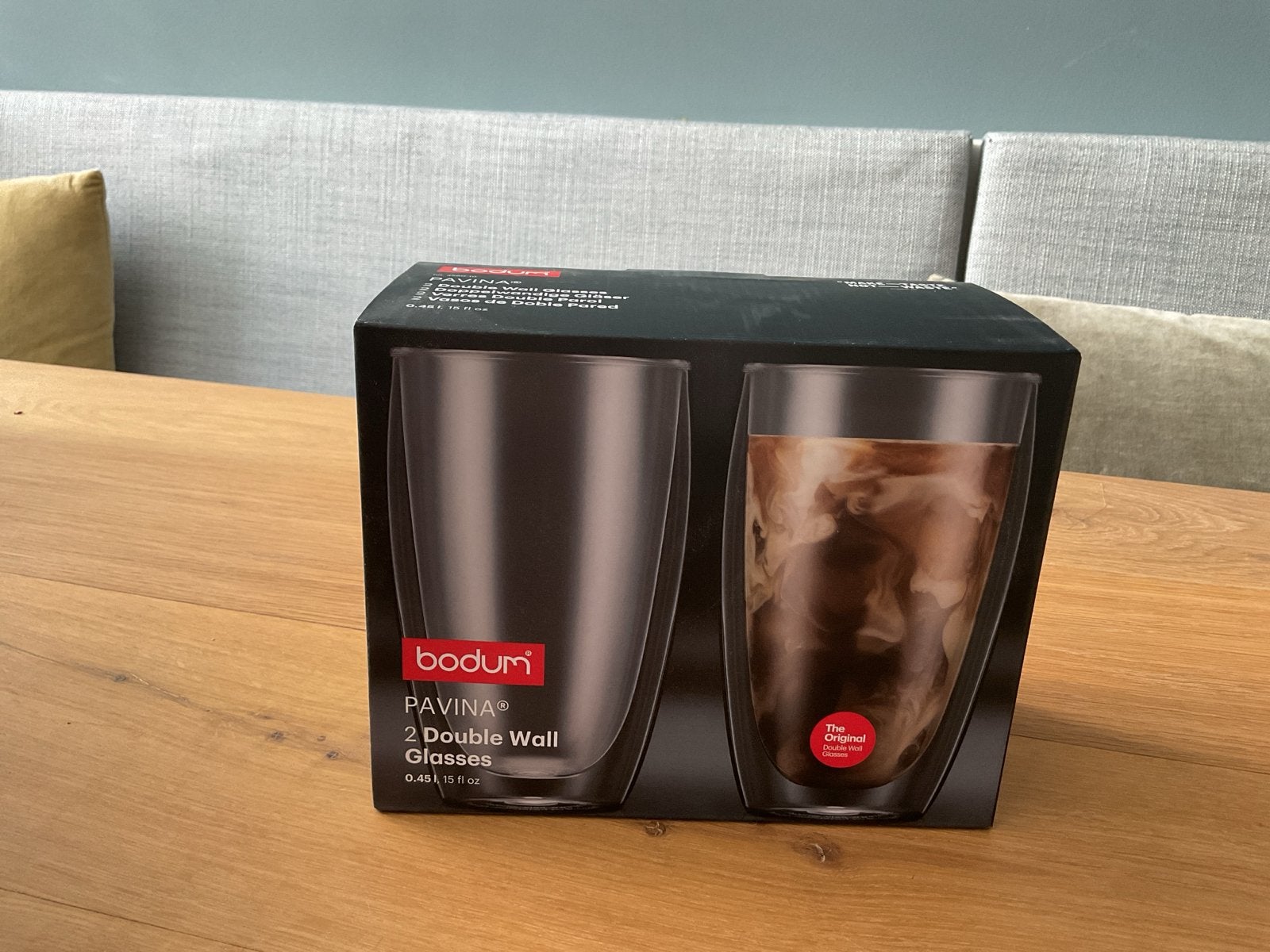 Bodum Pavina Dubbelwandige Glazen - Set van 2, Ophalen, Nieuw, Bodum, Glas