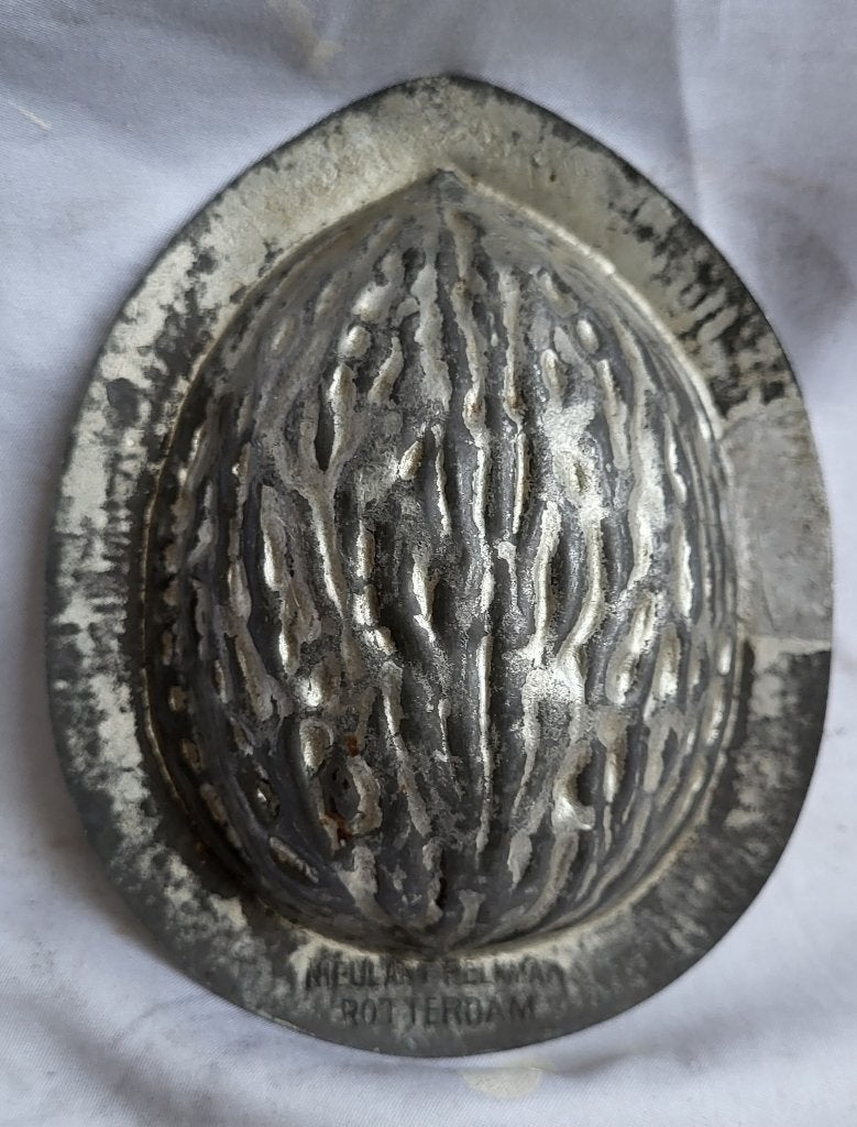 Antieke chocoladevorm: GROTE Walnoot, Ophalen of Verzenden