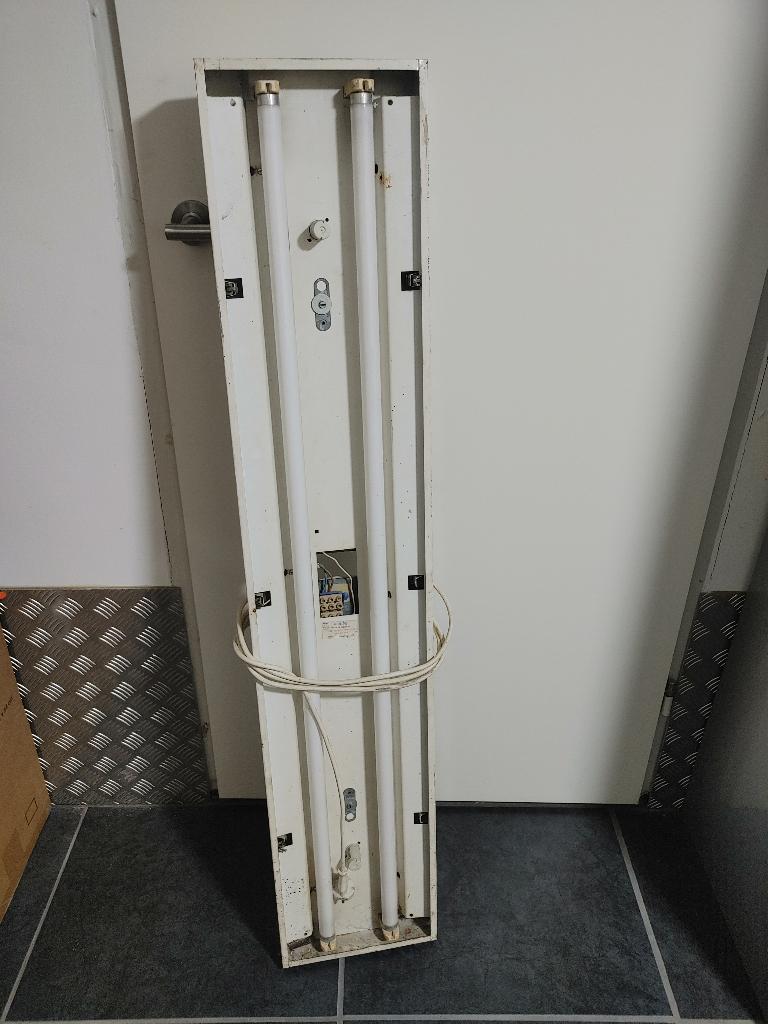 Bouwlamp TL bak met 2 TL Buizen, Doe-het-zelf en Verbouw, Bouwverlichting, Ophalen of Verzenden, Gebruikt, Minder dan 50 watt