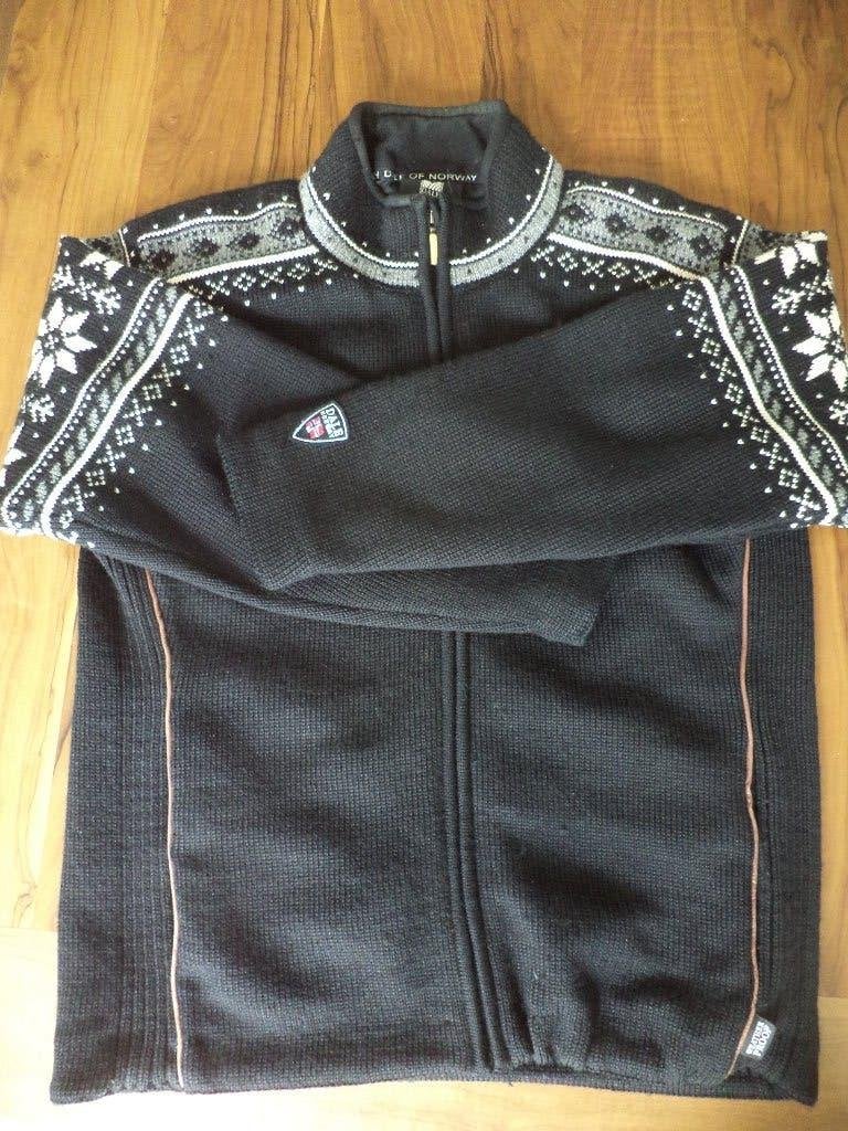 dale of norway vest / jas wollen weather proof windstopper, Maat 52/54 (L), Helpdesk@dale.no, Zwart, Dale of norway