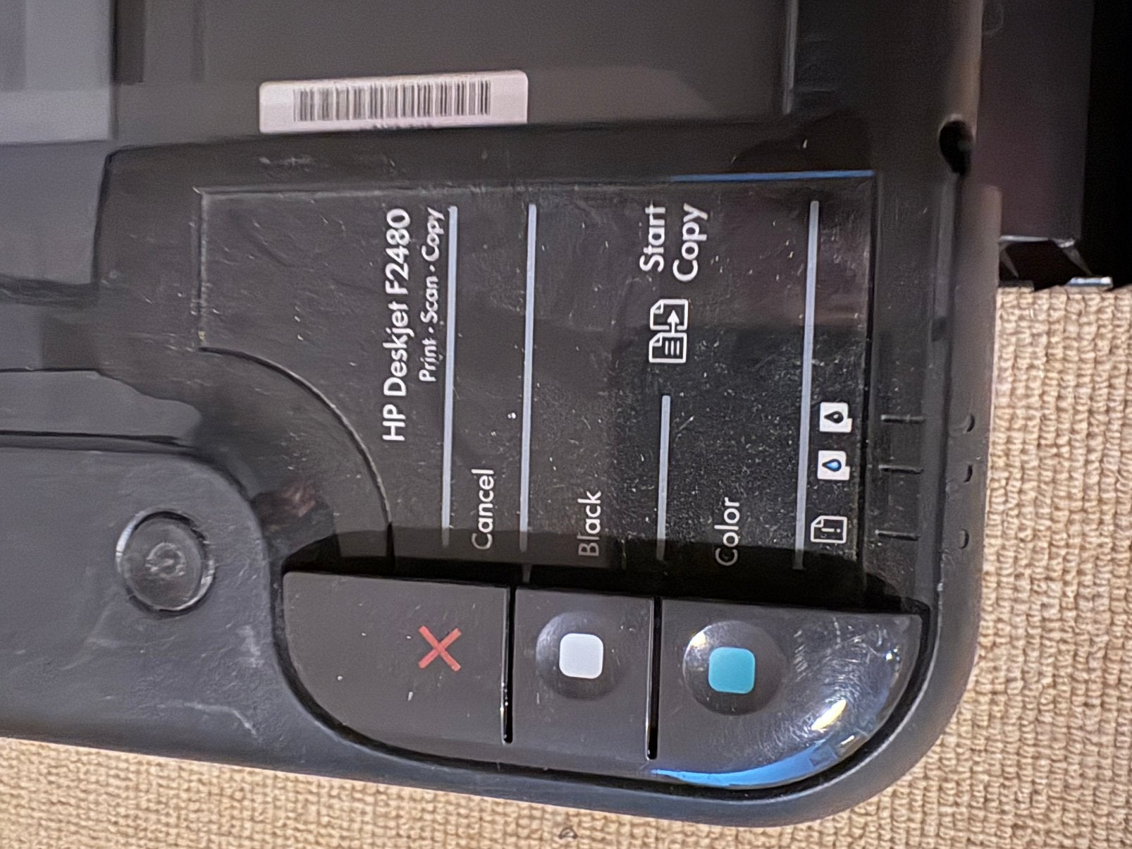 Hp deskjet printer F2480, Ophalen, Zo goed als nieuw