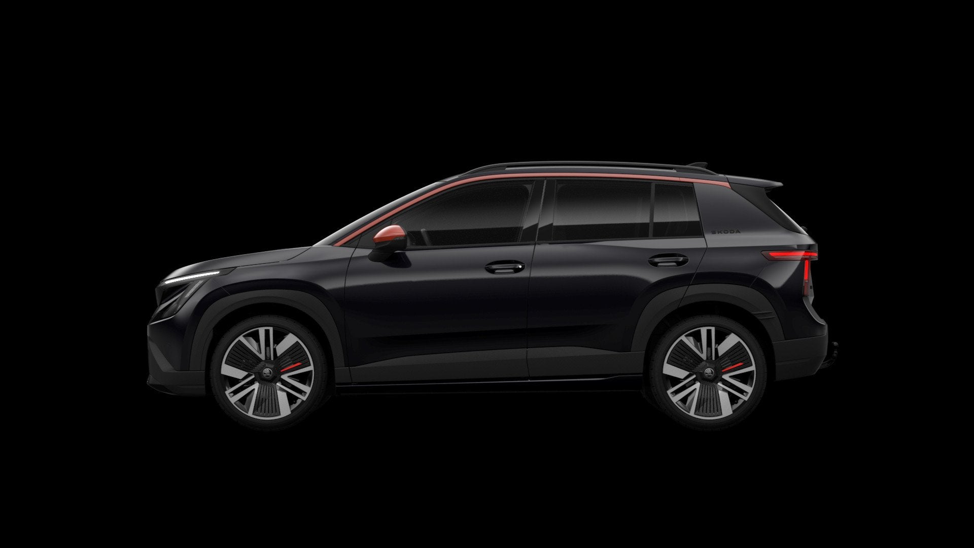 Skoda Epiq 211pk First Edition 56 kWh | Trekhaak Afneembaar, Auto's, 12 maanden, Overige modellen, Zwart, 56 kWh