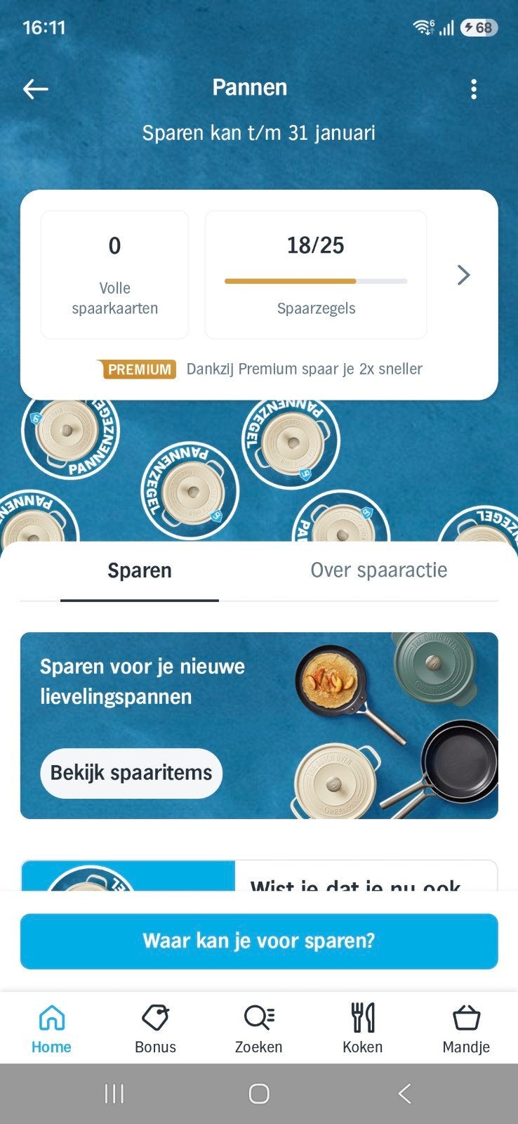 18 pannen zegels van AH, Verzamelen, Albert Heijn, Ophalen of Verzenden