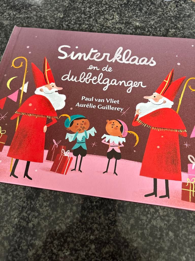 Sinterklaas boek en de dubbelganger, Ophalen of Verzenden, Gebruikt