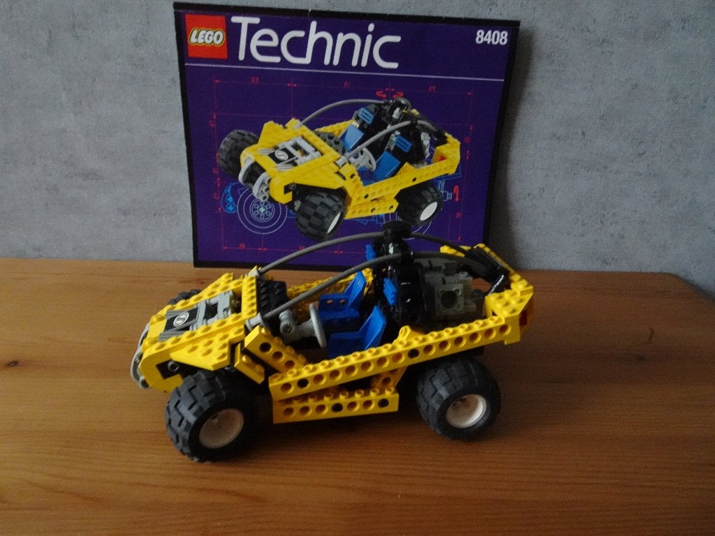 Lego 8408 Vintage Technic Desert Ranger, Kinderen en Baby's, Speelgoed | Duplo en Lego, Gebruikt, Lego, Compleet, Ophalen of Verzenden