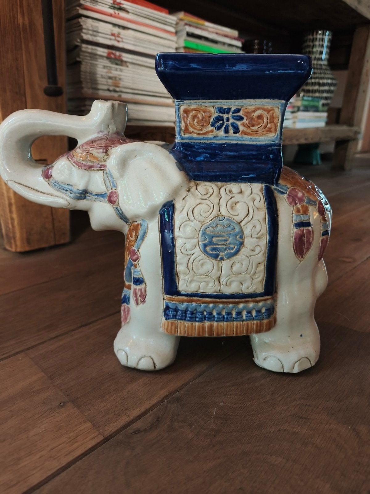 Keramische olifant/plantenhouder, Ophalen of Verzenden