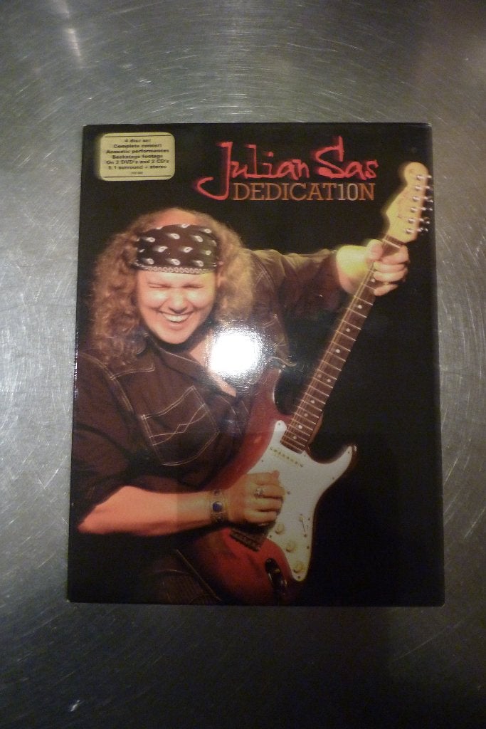 Julian Sas - Dedication 2dvd + 2cd, Alle leeftijden, Ophalen of Verzenden, Zo goed als nieuw, Concert