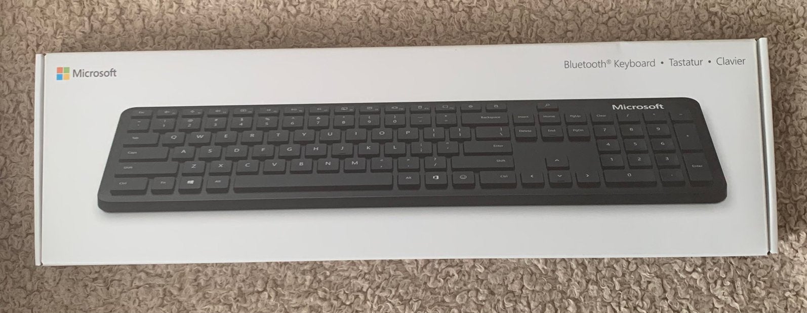Microsoft draadloze toetsenbord qwerty (NOG NIEUW IN DOOS), Computers en Software, Verzenden, Qwerty, Nieuw, Draadloos