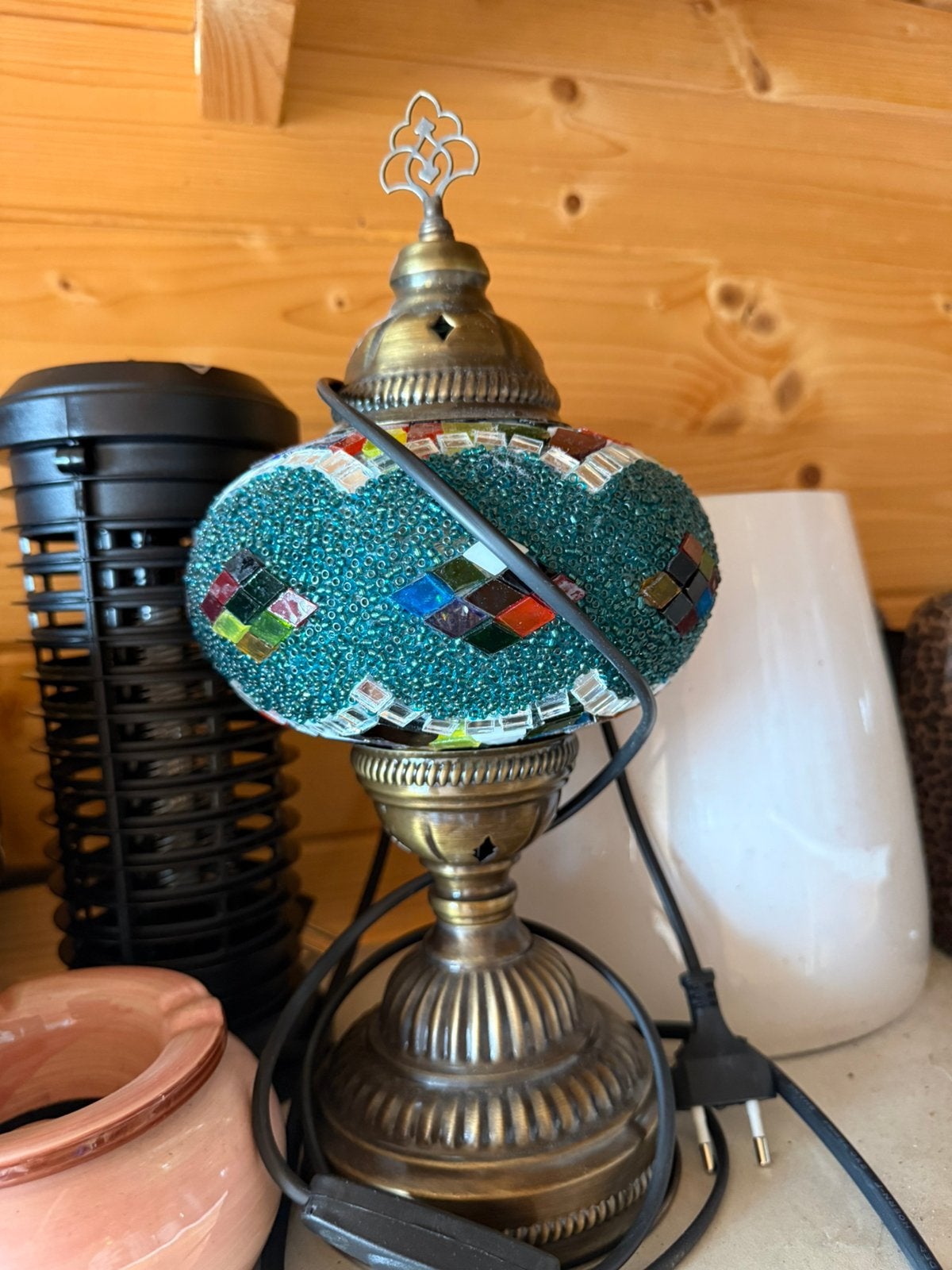Arabische lamp, Huis en Inrichting, Woonaccessoires | Wereldbollen, Ophalen of Verzenden, Zo goed als nieuw, Metaal, Overige typen