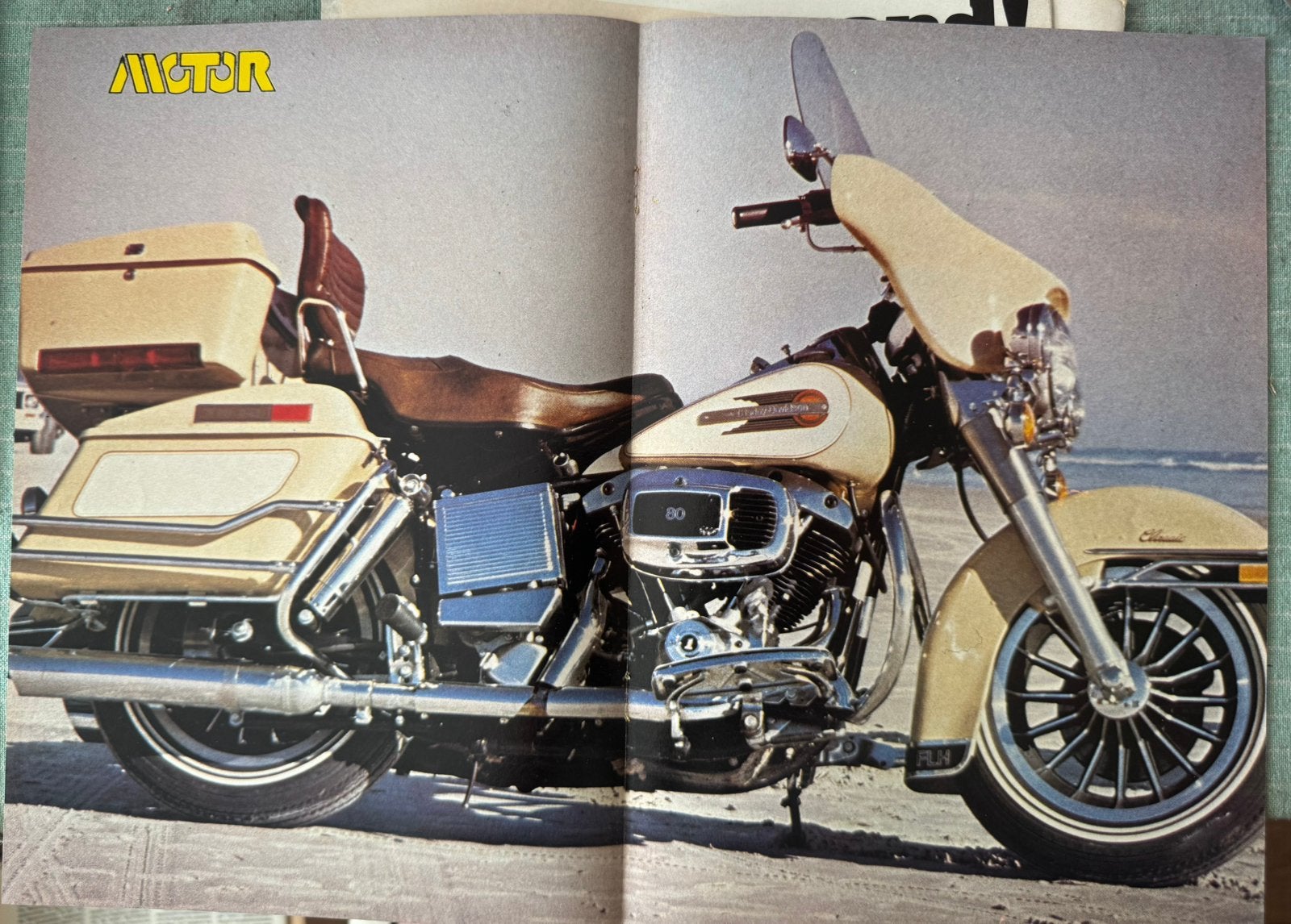 Poster Harley Davidson Electra Glide Classic, Verzenden, Zo goed als nieuw, Motoren