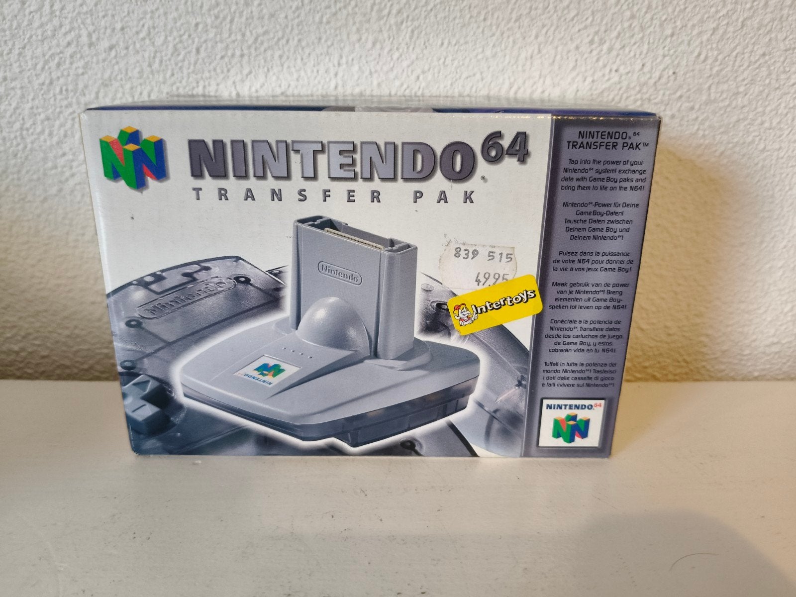Nintendo 64 Transfer Pak - Nieuw in doos, Ophalen of Verzenden, Nieuw, Zonder controller