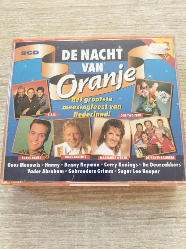 De nacht van Oranje vol 3 2 cd box, Ophalen of Verzenden, Nederlandstalig