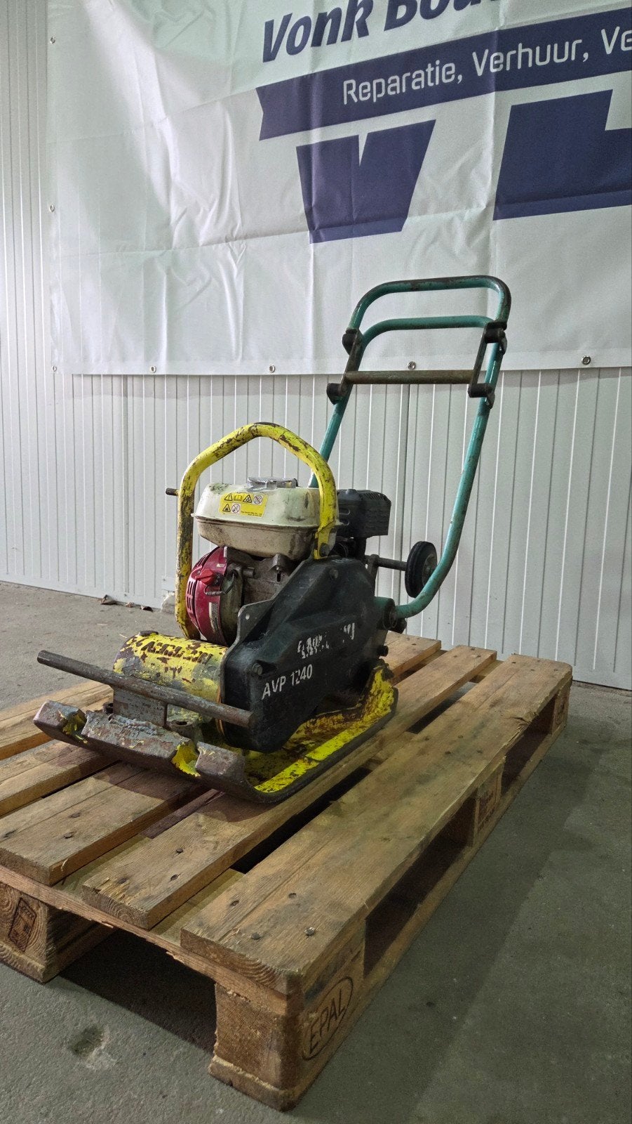 Ammann AVP 1240 Trilplaat 2010, Ophalen of Verzenden, Gebruikt, Overige soorten, Ammann