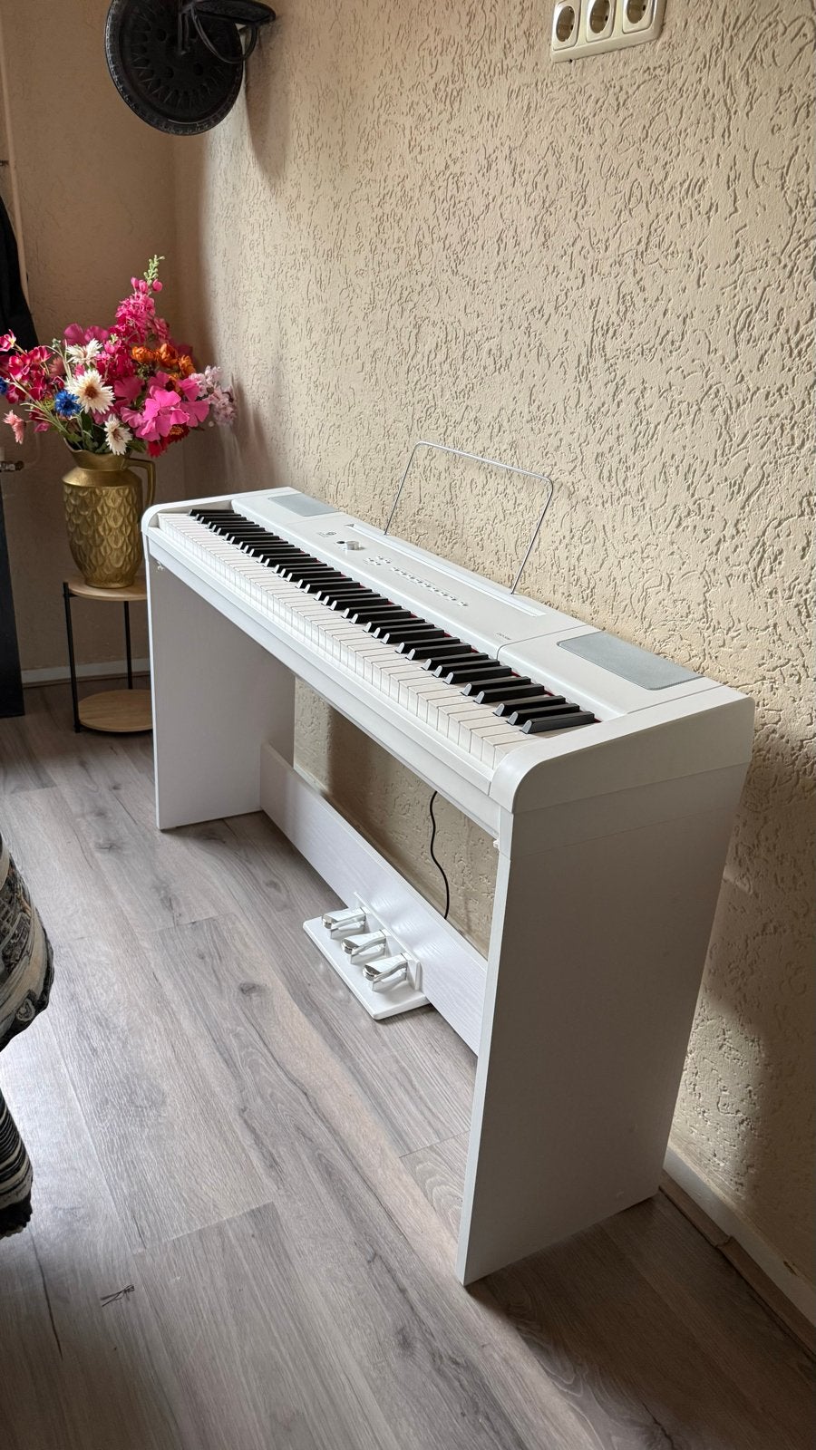 Digitale piano Fazley FSP-500, Muziek en Instrumenten, Piano's, Ophalen, Wit, Digitaal, Zo goed als nieuw