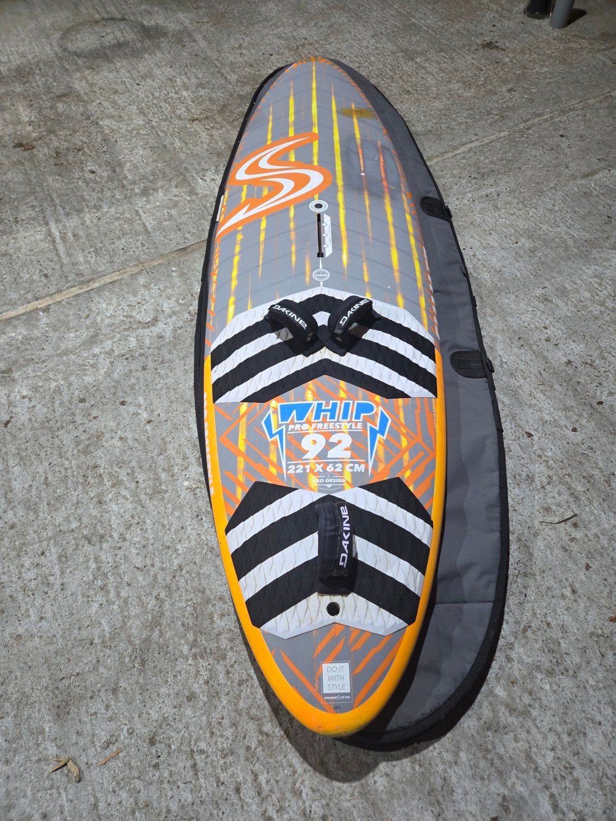 windsurf board simmer style whip, Overige merken, Gebruikt, Minder dan 250 cm, Ophalen of Verzenden