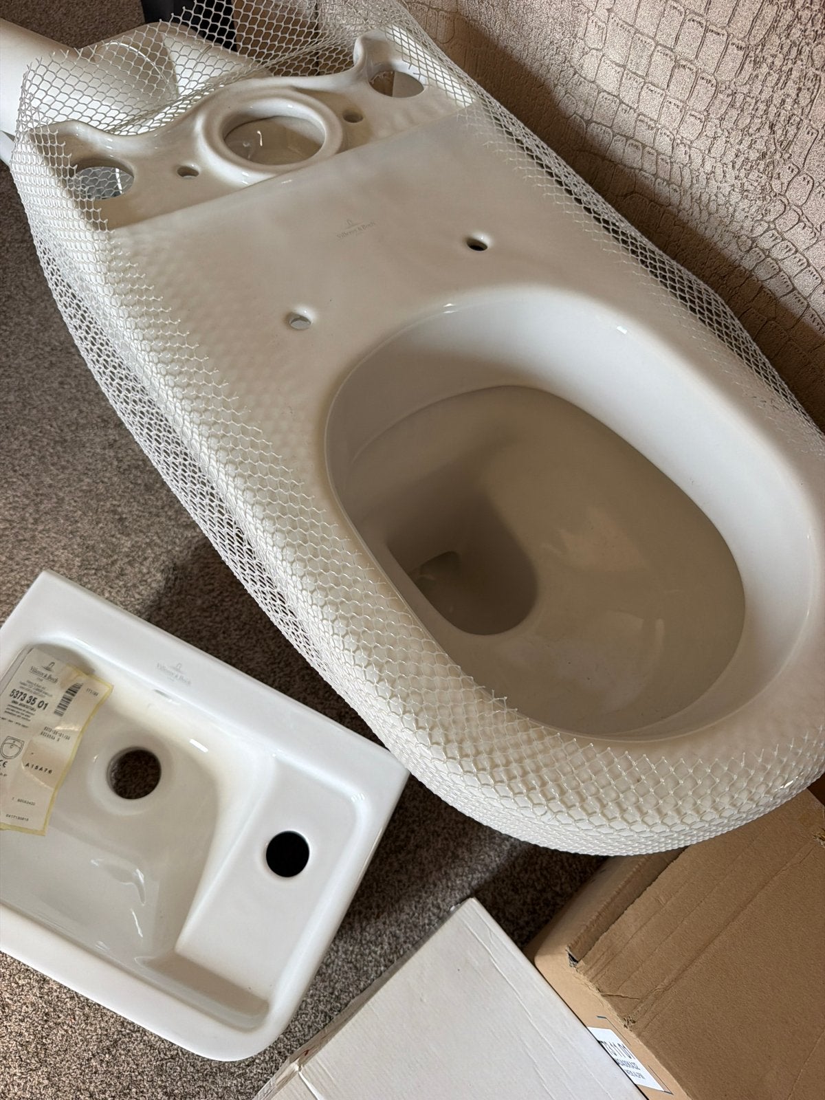 Villeroy & Boch Toilet en Wastafel - Nieuw, Doe-het-zelf en Verbouw, Sanitair, Ophalen of Verzenden, Nieuw, Toilet