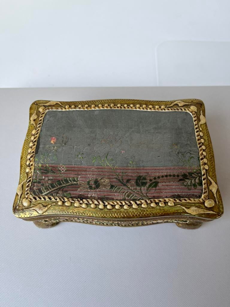 Oud juwelen of sieradendoosje hout, Antiek en Kunst, Ophalen of Verzenden