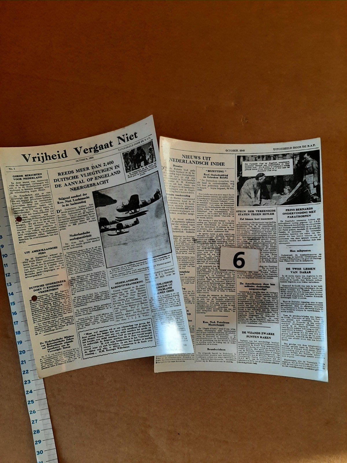 Pamflet Vliegende Hollander  Vrijheid Vergaat Niet   Verzet, Verzamelen, Militaria | Tweede Wereldoorlog, Ophalen of Verzenden