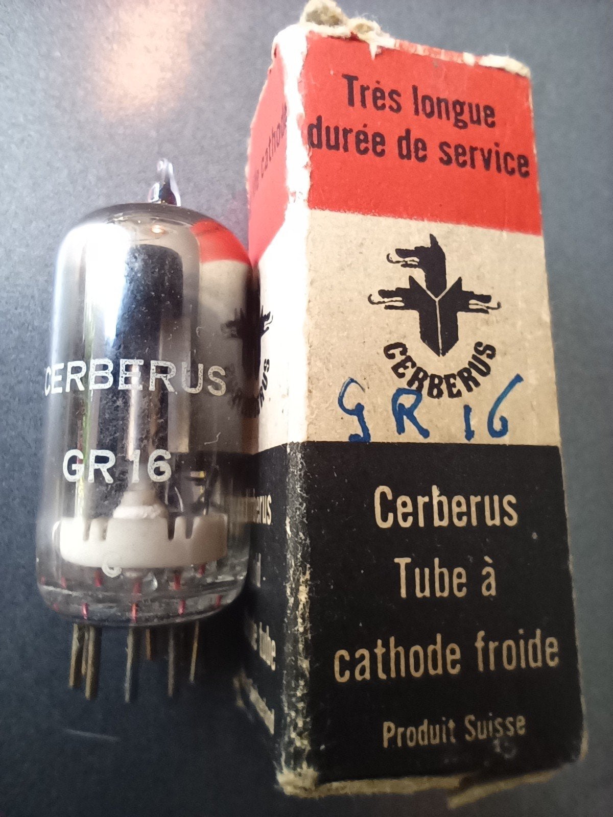 Cerberus GR 16 Koude Kathode Buis - Zwitsers Product, Ophalen of Verzenden