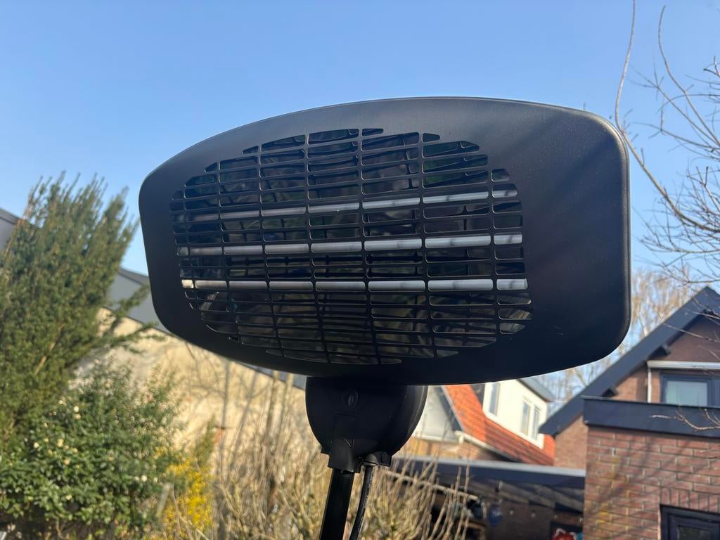 Elektrische terrasverwarmer op statief, Tuin en Terras, Terrasverwarmers, Ophalen, Gebruikt, Elektrisch, Vloer