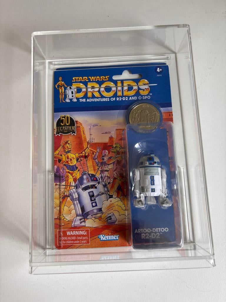 Star Wars Droids R2-D2 50th Lucasfilm Kenner in Display Case, Ophalen of Verzenden, Nieuw